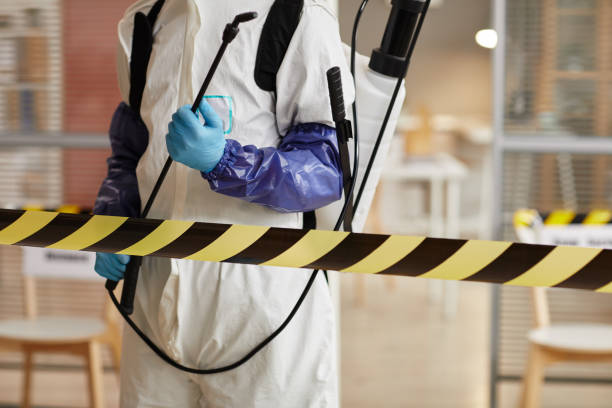 Professional Biohazard technician working in Creston, OH